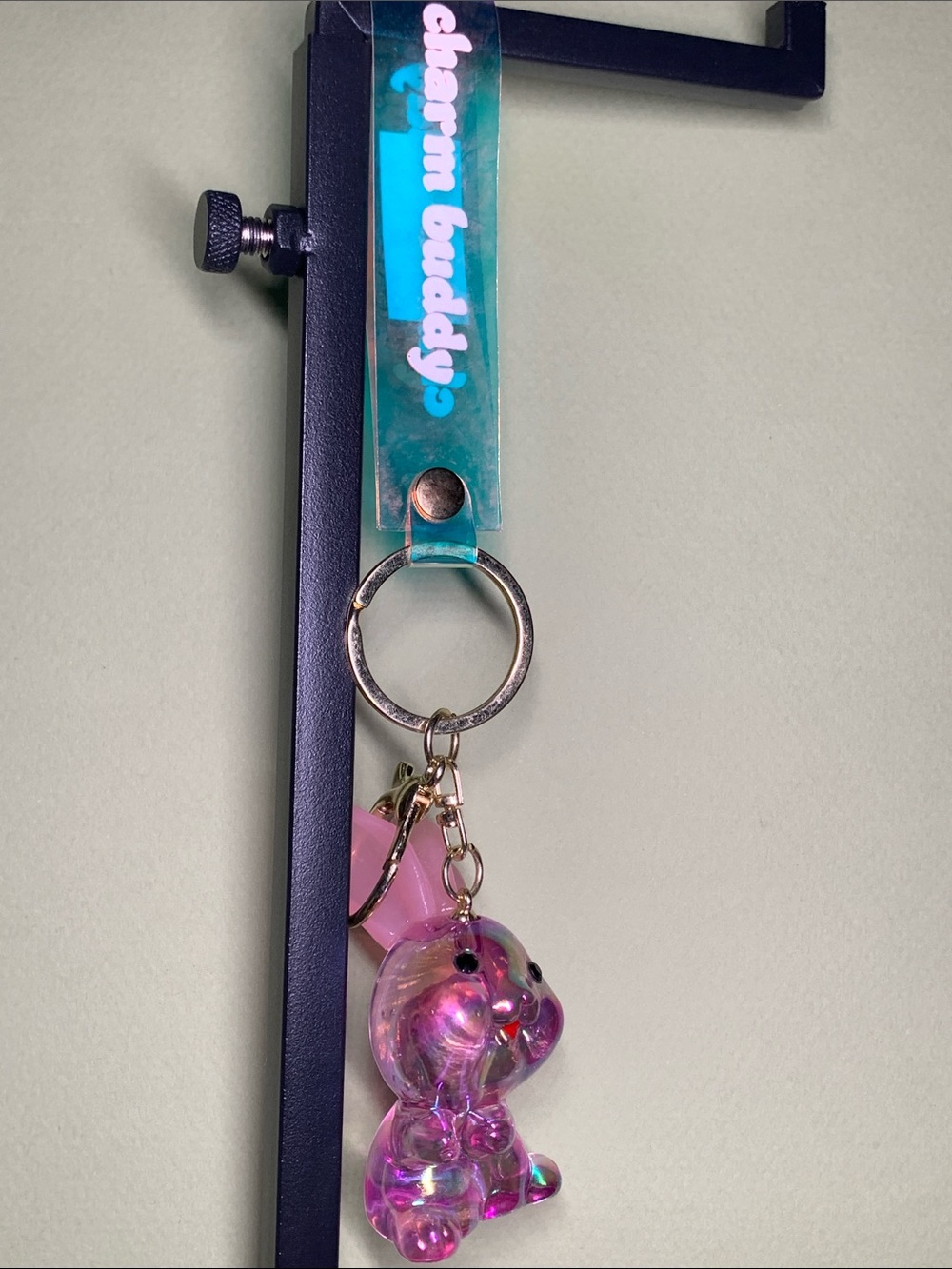 Charm Buddy Keychain - Pink Rabbit